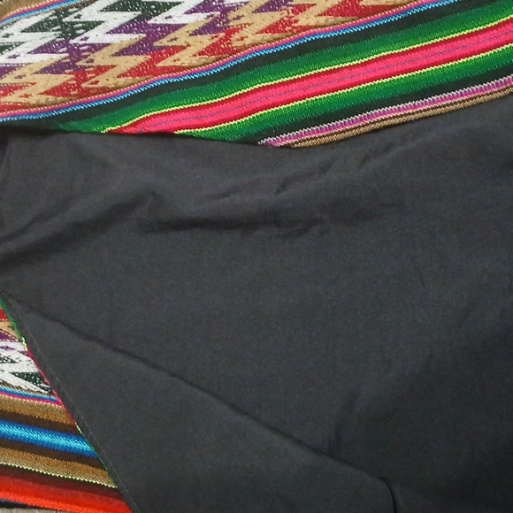 Colorful vintage Striped Vest, ( Coul be Peruvian?) Hand crafted,  pre-loved - Picture 3 of 4